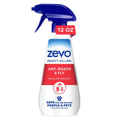 Zevo Ant Roach and Fly Multi-Insect Trigger Spray - 12 fl oz: Indoor Outdoor Use, Liquid Formula, Pump Spray
