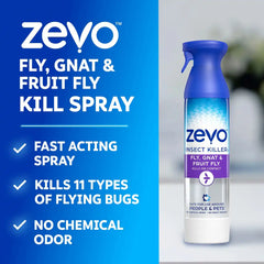 Zevo Fly Gnat and Fruit Fly Flying Insect Spray - 10 fl oz