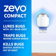 Zevo Compact Flying Insect Trap Starter Kit - 1 Trap + 1 Refill